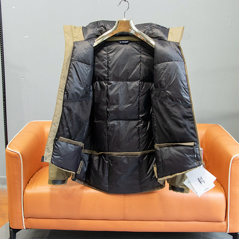 Men's Outdoor Mountaineering Camping Thermal Waterproof Down Jacket