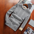 Slim-fit Twisted Thick Warm Bottoming sweatShirt