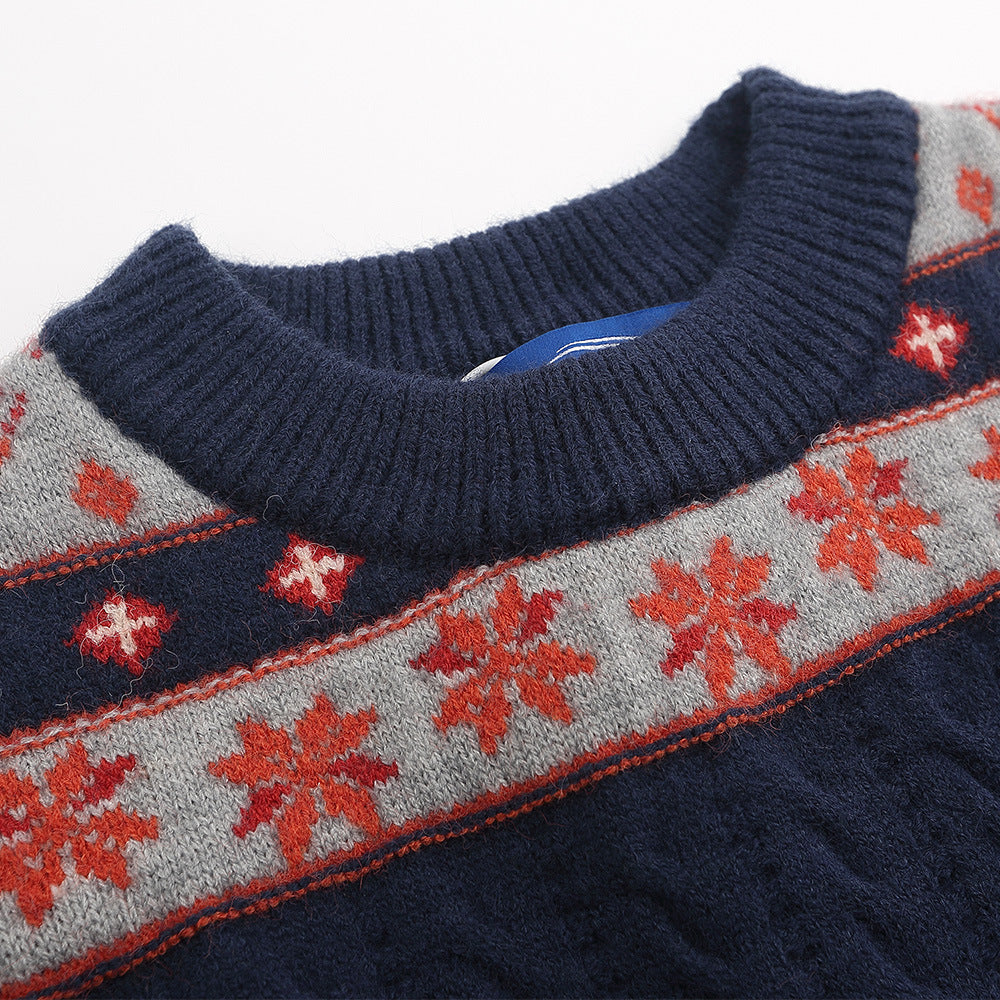 European And American Brand Loose Pullover Long-sleeved Knitwear