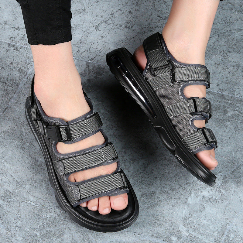 Men's Non-Slip Outdoor Beach Sandals With Air Cushion Bottom