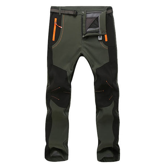 Warm And Breathable Fleece Padded Hiking Pants
