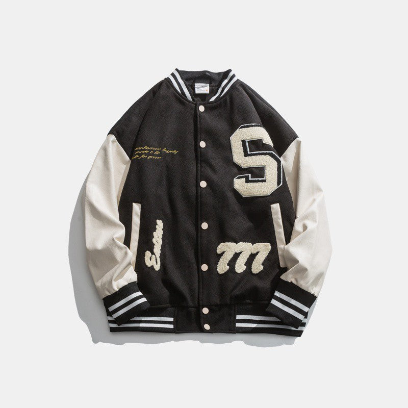 New Style Baseball Uniform Men's And Women's Jackets