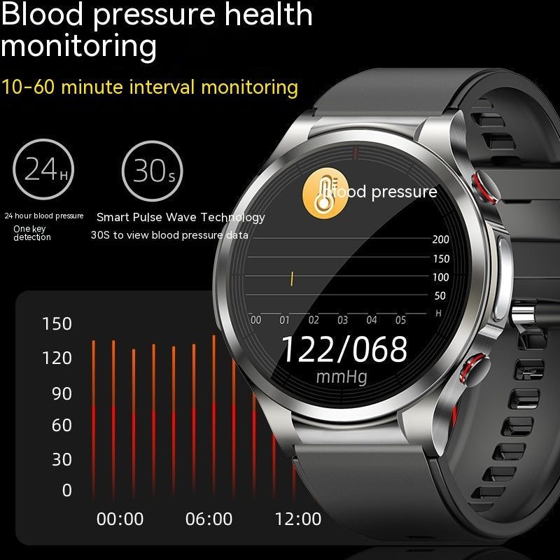 W11 Blood Sugar Testing ECG Blood Pressure Heart Rate Body Temperature Smart Watch