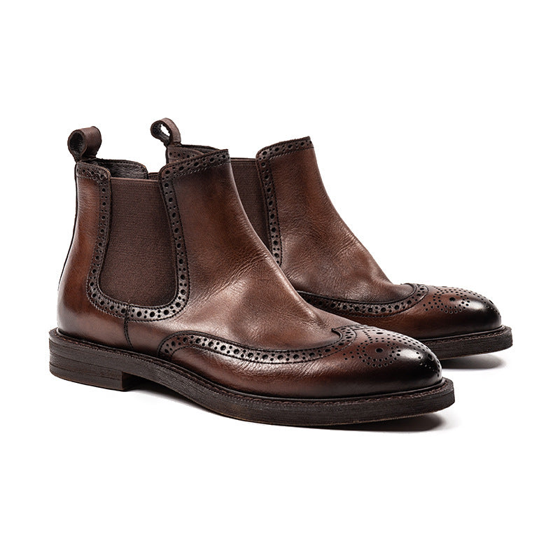 Men's Casual Leather Martin Boots
