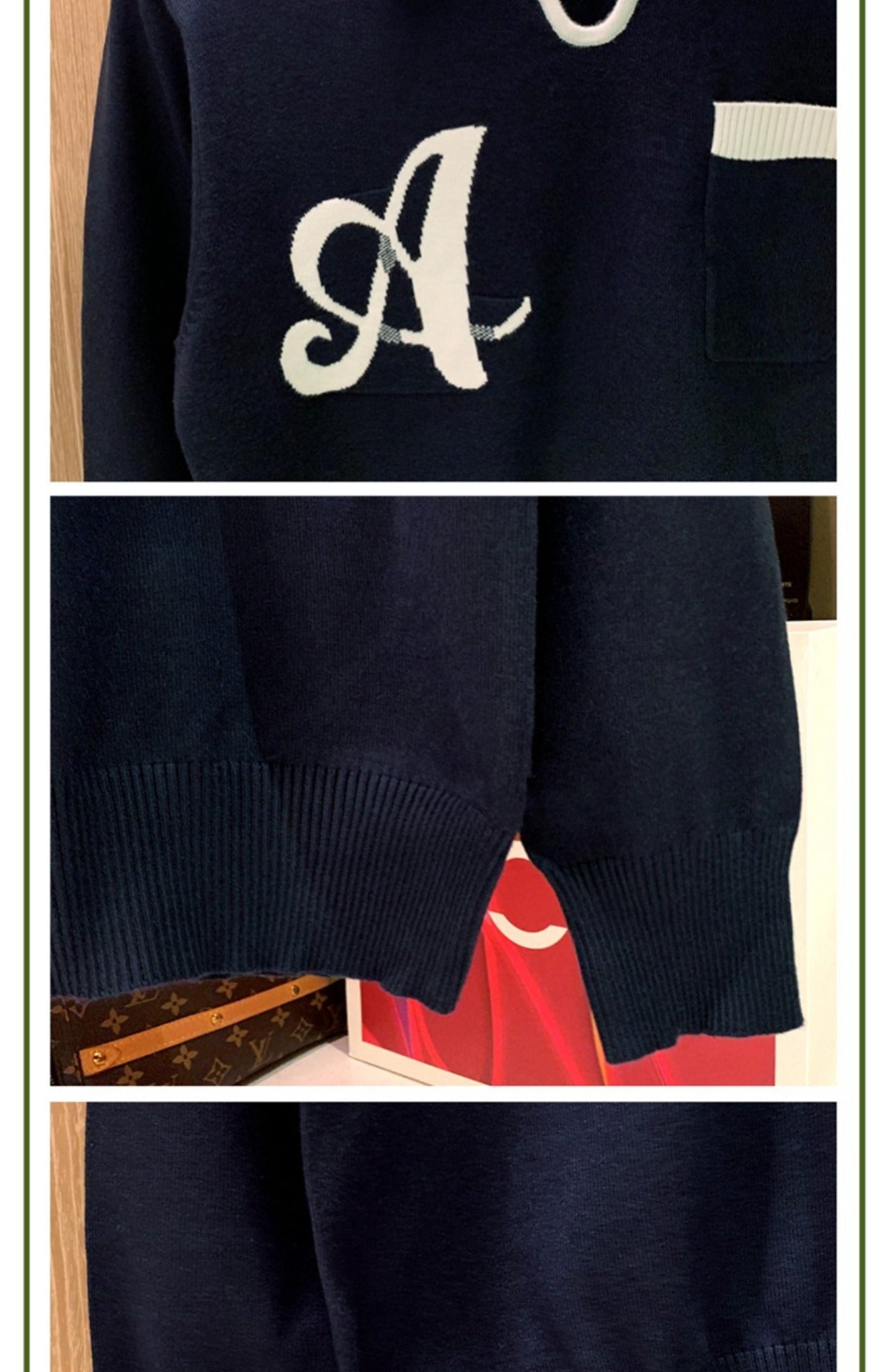 European And American Polo Long Sleeve sweater
