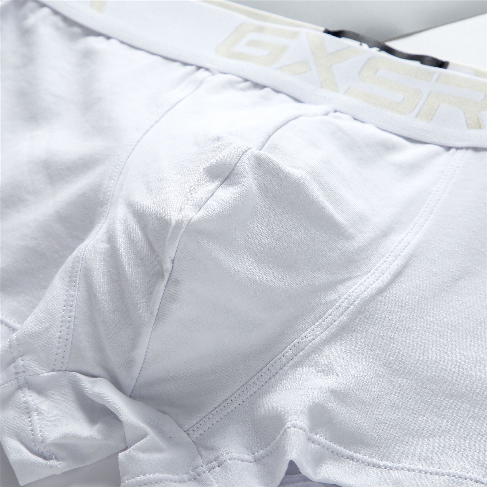 New Men's Purified Cotton Underwear Low Waist Sexy Breathable Comfortable Solid Color