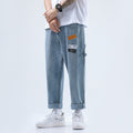 Trend Loose Wide Leg Denim Ankle-length Student Draping Pants