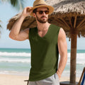 Men's V-neck Design Quick-dry Breathable Vest For Vacation Training