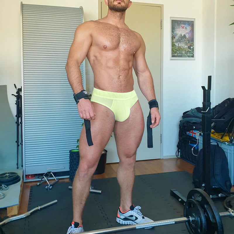 Men's Briefs Sexy And Breathable Embossed Pattern