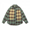 Fashion Colorblock Long Sleeve Lapel Shirt