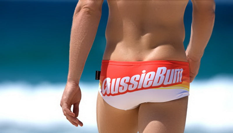 Fashion Rainbow Swim Briefs Boxer Swimming Trunks