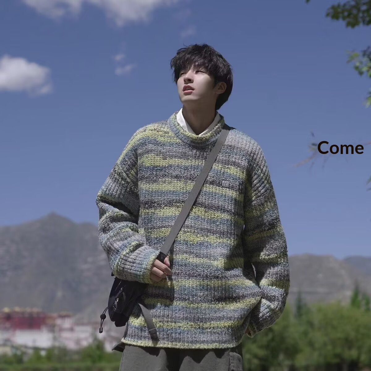 Literary Japanese Autumn And Winter Design Retro Sweater