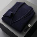 Pure Wool Men's Business Casual Middle-aged Loose Button Coat