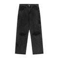 Dark Spider Embroidery Ripped Jeans For Men