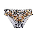 Leopard Print Swimming Trunks Men's Low Waist Sports Fitness Swimsuit
