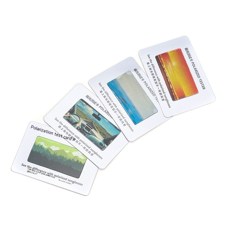 Polarized Test Card Sunglasses Accessories