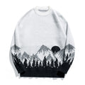 Plus Size Men's Autumn And Winter Crew Neck Sweater Men