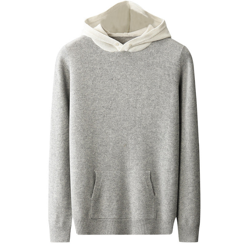 Men's Fashion Casual Knitted Hoodie