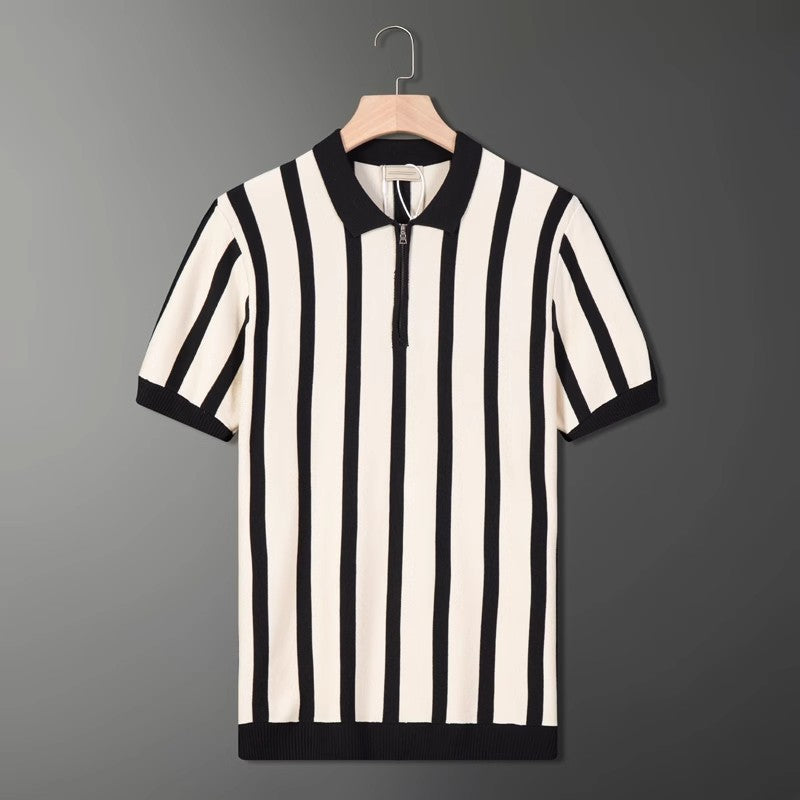 Summer Short-sleeved Versatile Men's Korean-style Retro