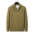 Youth Men's Long-sleeved Pullover Slim V-neck Sweater