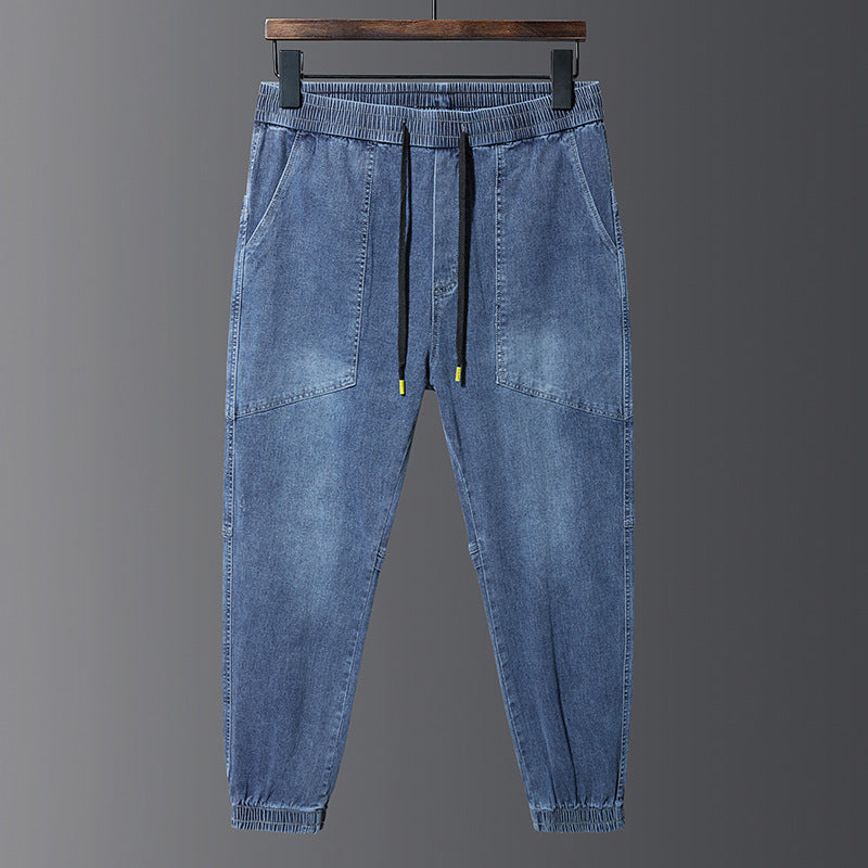 Plus Size Male Stretch Skinny Jeans