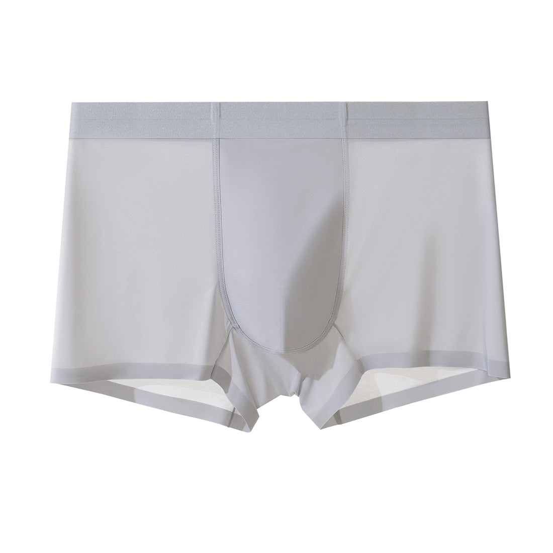 20D Nylon Seamless Quick-drying Boxer Briefs In Ice Silk Fabric