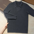Men's Fashion Lapel Loose Casual Knit Sweater