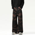 LKTM Men's American Retro Tie-dye Camouflage Printing Casual Pants