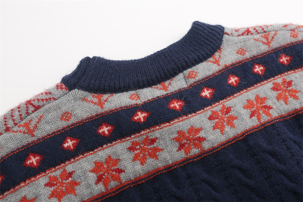 European And American Brand Loose Pullover Long-sleeved Knitwear