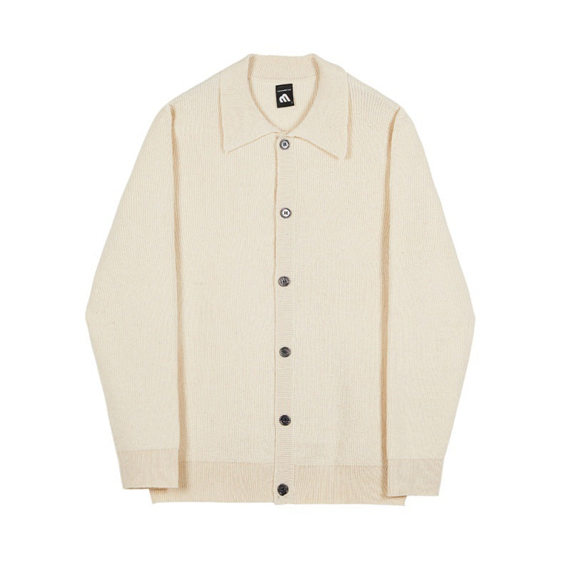 Men's Spring And Autumn Sweater Coat
