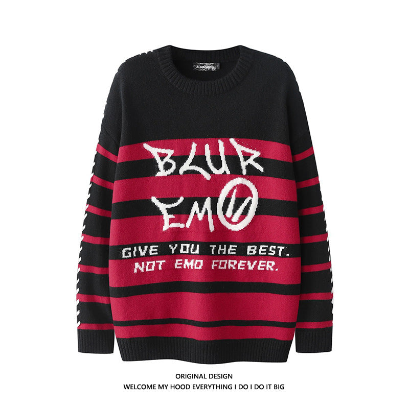 Male And Female Couple Student Versatile Casual Sweater
