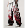 Casual Versatile Color Gradient Letter Men's Casual Trousers