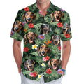 Printed Short Sleeve Retro Lapels Men's Shirt