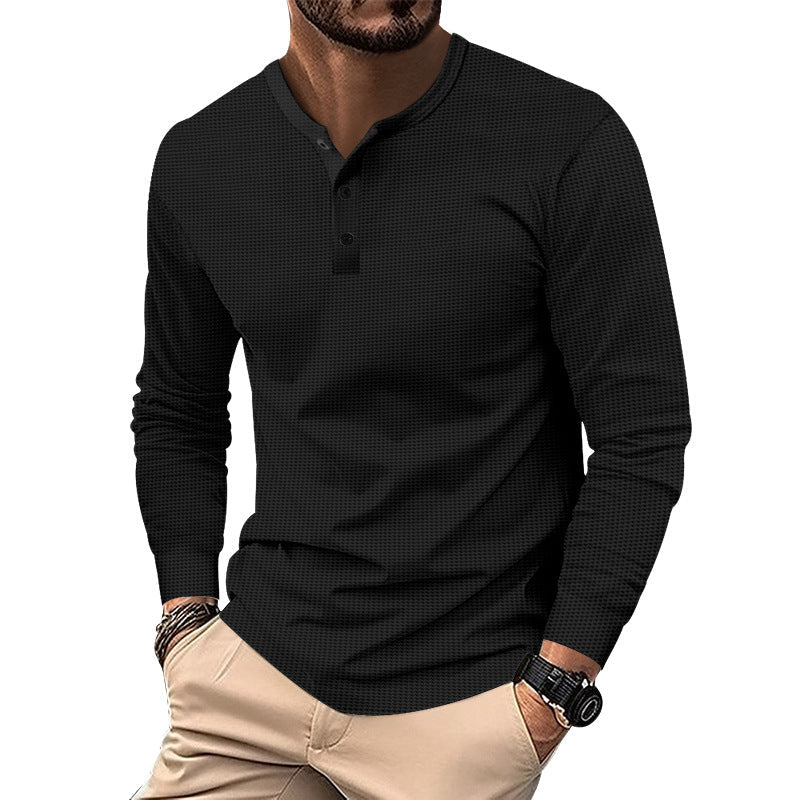 American Spring And Autumn Men's Long Sleeves T-shirt